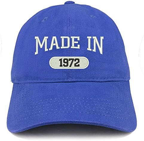 Модни Памучен шапка с бродерия на 51-ия ден от раждането, изработени в магазин за дрехи 1972 г.