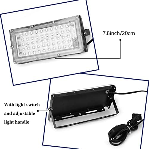 Caydo 20 Watt LED Лампа за UV-ситопечат и Светлинна Поставка с 23 Бр. Стартов комплект за ситопечат ситопечат
