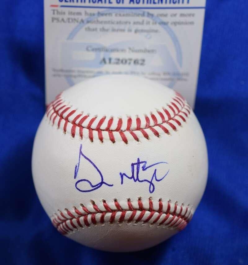 Дон Маттингли Автограф ДНК PSA Мейджър лийг Бейзбол с Автограф OML - Бейзболни Топки С Автографи
