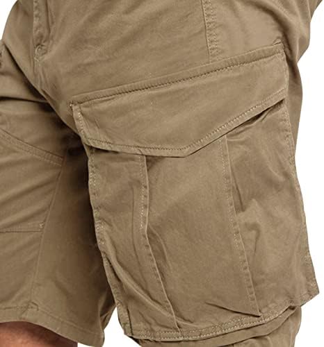 Мъжки къси Панталони-Карго,Мъжки къси Панталони-Карго Свободно Cut Свободно Cut Класически Намаляване За Бягане с Множество Джобове
