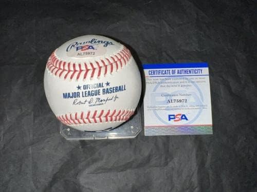 Дейвид Рос подписа договор с шкипер на Мейджър лийг бейзбол Чикаго Къбс PSA / Бейзболни топки С ДНК-автограф