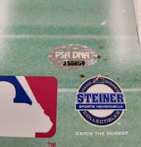 Джо Картър подписа Снимка с автограф на Световните серии 1993 HR 16x20 ~ Стикер PSA / ДНК - Снимки на MLB с автограф