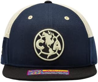 Фен Ink Club America 'Mondrian' Регулируем бейзболна шапка с възможност за сгъване на облегалката / Шапка | Тъмно син