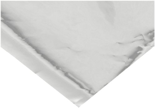 Уплътнение от полиестер, Плосък лист, в Сребърен цвят, Дебелина 0,0005 инча, широчина-5 см, дължина 20 инча (опаковка по 1 парче)
