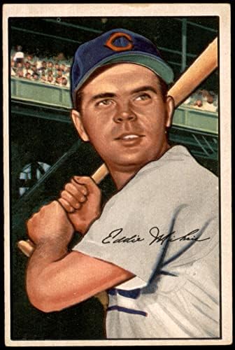1952 Боуман 32 Еди Миксис Чикаго Къбс (Бейзболна картичка) EX Къбс