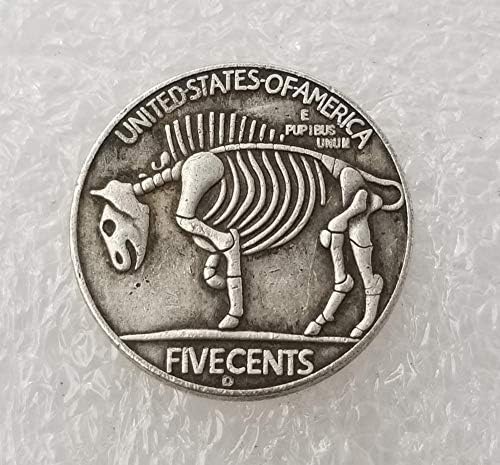 Занаяти Блуждающая Монета Buffalo за производство на Сувенири от Стари монети Колекция 800Coin Възпоменателна Монета