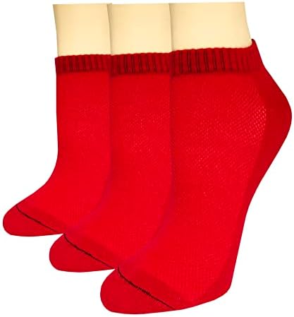 Дамски Ежедневни Памучни Чорапи, Тънки Дишащи Готини Чорапи на Щиколотках, 3 Чифта