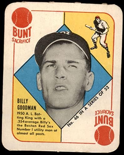 1951 Topps 46 Били Гудман Бостън Ред Сокс (бейзболна картичка) Ню Йорк Ред Сокс