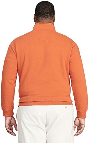 Мек вълнен плат Пуловер IZOD Men ' s Big and Tall Предимство Performance със закопчалка на една четвърт от мълния, Hoody