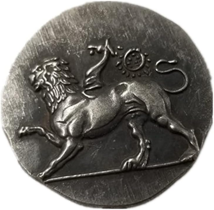 Старинните Занаяти Гръцка Монета С Медна Сребърно Покритие Состаренный Сребърен Долар Сребърен Кръг #456