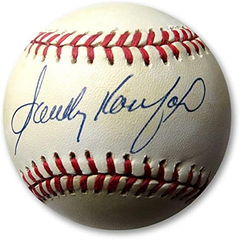 Санди Куфакс С Автограф от Официалния Представител на NL Baseball Dodgers JSA LOA BB94092 - Бейзболни Топки С Автографи