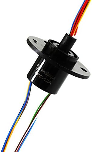 Капсульное за контакти пръстен JINPAT 12 Circuits с позлатени контакти и Гъвкави сребърно покритие подводящими кабели с цветна маркировка