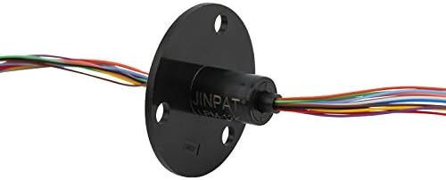 Капсульное за Контакти пръстен JINPAT 12 Circuits с позлатените контакт и Нисък въртящ момент за системата за видеонаблюдение