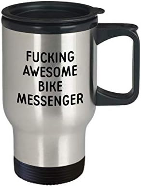 Подарък Велосипедному на Куриера - Пътна чаша За Колоездене куриер - Подарък Велосипедному на Куриера - Офигенный Велосипеден куриер