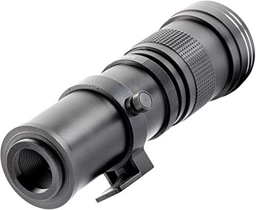 Ultimaxx 420-800 мм f/8,3-16 Super HD Ръчно телеобектив с Т-образно увеличение Комплект обективи с Т-образен стена за беззеркальных фотоапарати Nikon Z5, Z6, Z6II, Z7, Z7II, Z9, Z50, ZFC - Включва: адаптер с Т-образно
