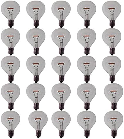 Lxcom Осветление Червен G40 Led Замяна Глобус Лампи 0,5 W Ред Крушки Уникална Лампа с нажежаема Жичка E12 и Свещници База през Цялата Декоративно Led Крушка на Едисон за Терас