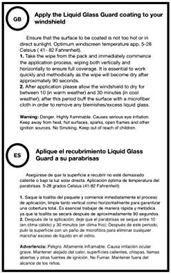 Средство за защита от дъжд и по предното стъкло Liquid Glass Guard - технология SiO2 Nano (Двугодишно обработка)