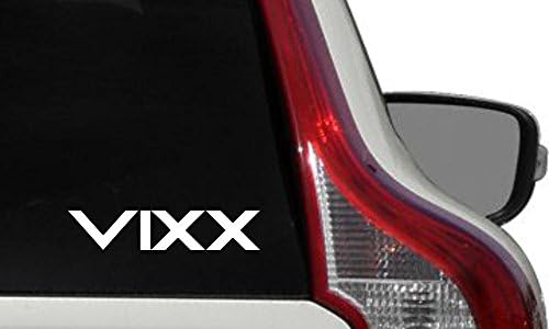 VIXX Текстова Автомобили Vinyl Стикер, Стикер на Бронята, Стикер за Автомобил, на Предното Стъкло, Потребителски Стени, Windows, Ipad, Лаптоп MacBook, Домашен уют и много Други (Бял)