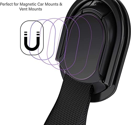 Магнитна каишка за телефон Ghostek LOOP, държач за iPhone с околовръстен стойка и работи с магнитни автомобилни елементи, лесно се отстранява за безжично зареждане, предназначени за своята практика Galaxy Pixel Case