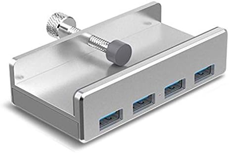 HGVVNM Алуминиев, 4-Портов Многофункционално USB 3.0 Clip-type C USB ХЪБ За настолни лаптопи Клип Range