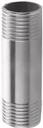 1 бр. тръба с двустранна резба неръждаема стомана 304 1 , с външен диаметър 32.5 mm x дебелина стенки2 мм x длина35 см, подходящ за свързване на тръбите.