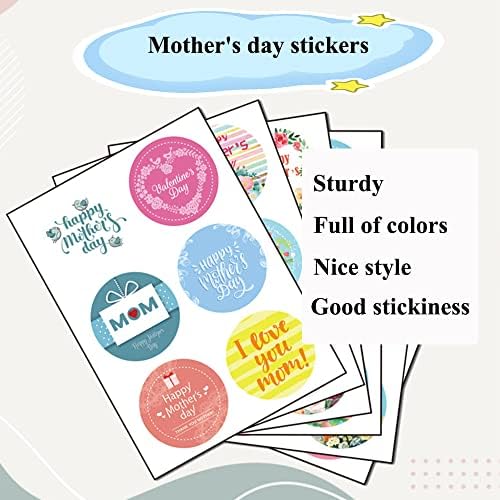 Подарък Етикети с Деня на Майката, Етикети за Запечатване на Пликове, Картонени Кутии за Партита, 36 бр. (Дънни етикети)