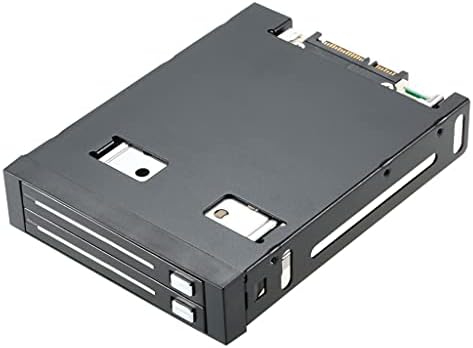 LLAMN два отделение на 2,5-инчов твърд диск SATA III, тава за твърди дискове и SSD, вътрешна мобилна стойка, зарядно устройство