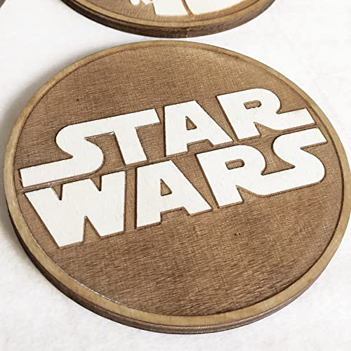 Комплект от 6 Дървени Каботажните - Колекция Star Wars