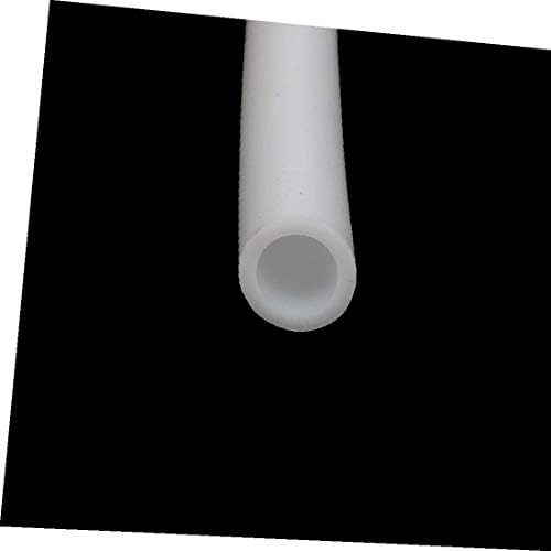 X-DREE Силиконова тръба с диаметър 5 mm x 7 mm, устойчиви на високи температури, Гумена тръба е бял на цвят с дължина 1 m (диаметър 5 mm x 7 mm, силиконова тръба, устойчива на високи температури, tubo de goma BLANC-О,