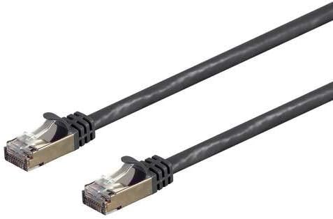 Свързване на Ethernet кабел Monoprice Cat7 - 1 фут - Синьо | Мрежа за интернет-кабел - Блокирани Flexboot RJ-45 600 Mhz-S/FeetP CMX с чист Оголенным Медна тел 26AWG - Entegrade Series