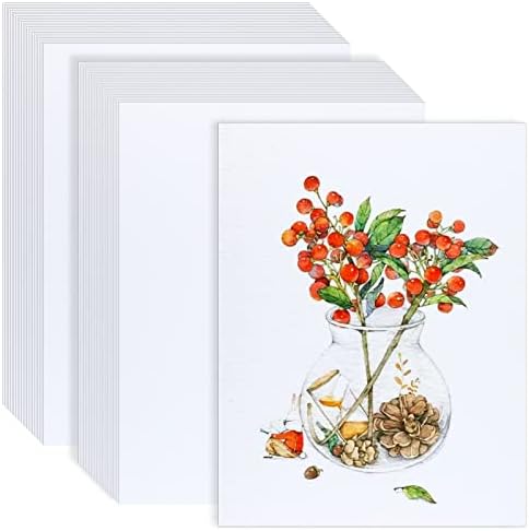 Състав Картички FSWCCK Бяла Книга 8,5x11 Инча, 100 Листа, Дебела Корица, на склад Картички за производство на пощенски картички Направи си сам
