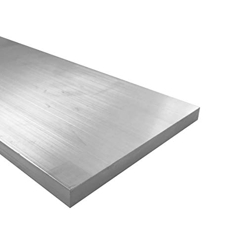 Алуминиев Плосък сноп 1/2 x 6, Табела 6061, Дължина 48 см, Заготовка за смилане T6511