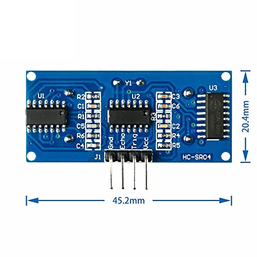 5 бр. Ултразвукови Модул HC-SR04 Сензор за измерване на разстояния, Сензор за Arduino 3.3-5 В