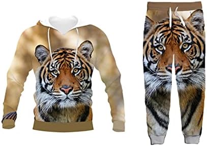 Тениски с 3D принтом Animaltiger /Hoody /Блузи с цип / Тънка Яке / Панталон Всекидневен Костюм