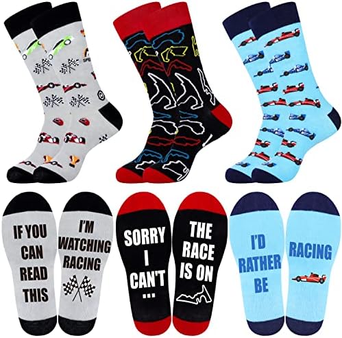 Belloxis Голф Китара Вълк Подаръци за Мъже, Подаръци за 13 Годишно Момче Пенсионни Чорапи Голф Китара Вълк Чорапи Забавни Забавни Чорапи