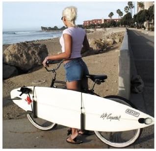 Багажник за велосипеди с страничната повърхност за сърф дъска за сърф