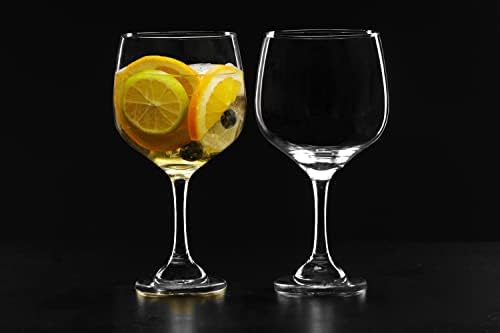 Набор от Circleware Симфония от 2 Високи Чаши за Хайбола на тежка основа, 22 грама, Стъклени Чаши за вода, Сок, Бира, Вино и Коктейлни напитки, Чаши за коктейли Симфония