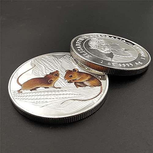 Ada Crypto Coin Криптовалюта Любима монета Австралия Годината на Плъха Бик Австралийската Зодиакальная Монета 2020 Ретро Възпоменателна Монета Събиране на монети Щастливата монета