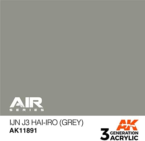 Акрилни бои AK 3Gen въздухоплавателни средства AK11891 IJN J3 Hai-IRO (Сив) (17 мл)