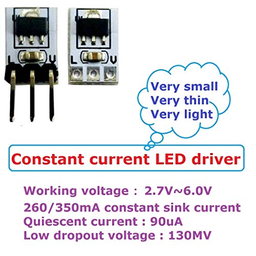 Сверхмалый постоянен ток dc 3 3,3 3,7 5 В 350мА Постоянен ток приемник богат на функции такси на водача на светодиода Паралелно и последователно прилагане на (1)