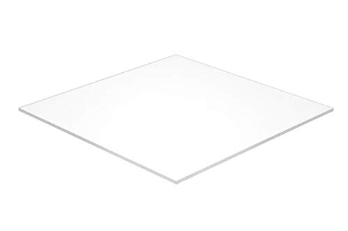 Акрилен лист от плексиглас Falken Design, Бял Непрозрачен (3015), 4 x 9 x 1/4
