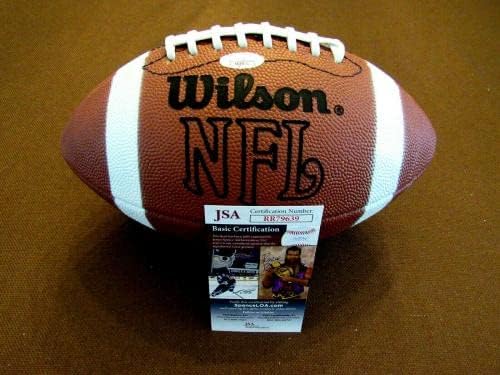 Джо Намат, най-Добрият на всички Джетс Копито, подписано автограф Vtg Wilson Nfl Football Jsa - Футболни топки с автографи