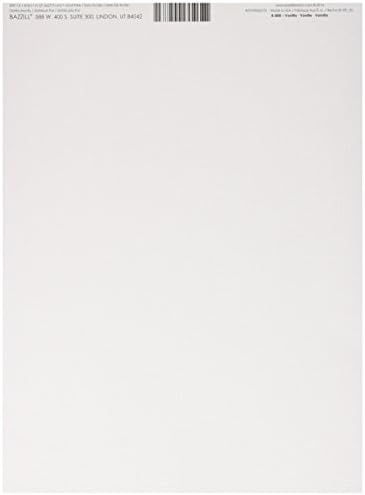 Картон Bazzill AMC-301022 8,5 X11 -Ванилия/Платно по 25 броя в опаковка, Многоцветен