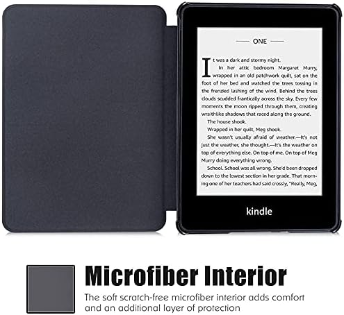 LILUOZSH Обикновен калъф от изкуствена кожа модел за Kindle Paperwhite 4 10Th Поколение, калъф за 2018, Водоустойчив калъф за четец на електронни книги Kindle Paperwhite 4 6 Funda