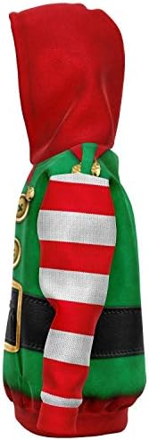 Малък Елф-Скариди - Модерна Детска Hoody С качулка AOP Зелен цвят