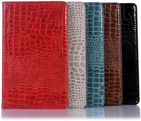 ZiEuooo Модерен Самостоятелен Луксозен Защитен калъф с Уникален дизайн крокодилска кожа за Samsung Tablet Galaxy Case A7 Lite A 8,0 A 9,7 A 10,1 A 10,5 in Tab 4 (A 10,1 2019 T510 T515, червен)