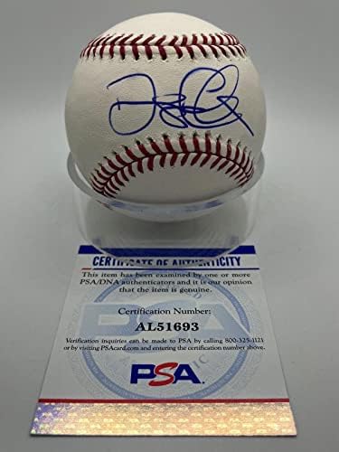Дъг Крик Кардиналс Джайентс Рэйс Подписа Автограф Официален Представител на MLB Бейзбол PSA DNA - Бейзболни топки С Автографи