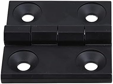 Панта От черно с сплав, Носещ Шарнир, се прилага Към Распределительному шкаф, Ел. шкаф 6 * 6 см - (Цвят: черен 60х60)