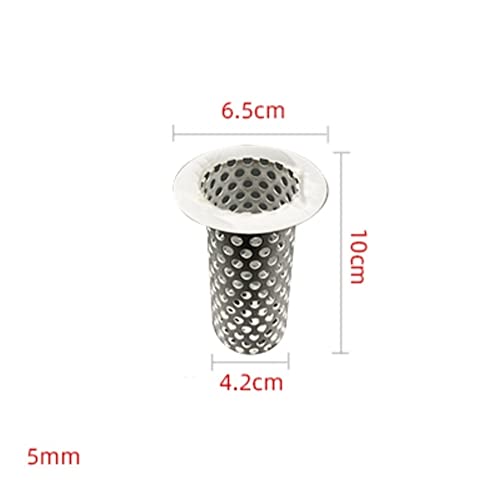 Мрежест филтър с цилиндрична форма от неръждаема стомана 304 с Различен размер (OD 4,2 см * H 10 cm)
