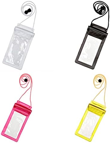 Универсална водоустойчива чанта-калъф за мобилен телефон, прозрачна запечатани подводна чанта за мобилен телефон, калъф за пътуване, чанти за гмуркане (розов цвят)